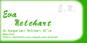 eva melchart business card
